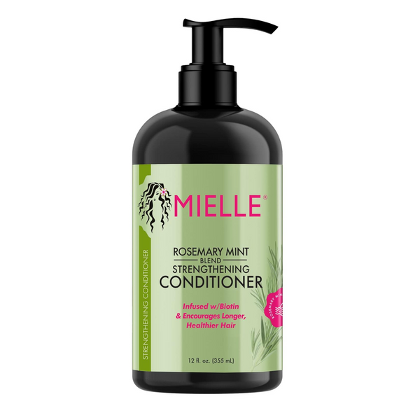 Mielle Organics Rosemary Mint Strengthening Conditioner with Biotin, 12 Ounce