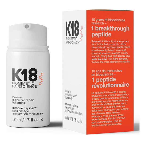 K18 Leave-In Molecular Repair Hair Mask, 50ml