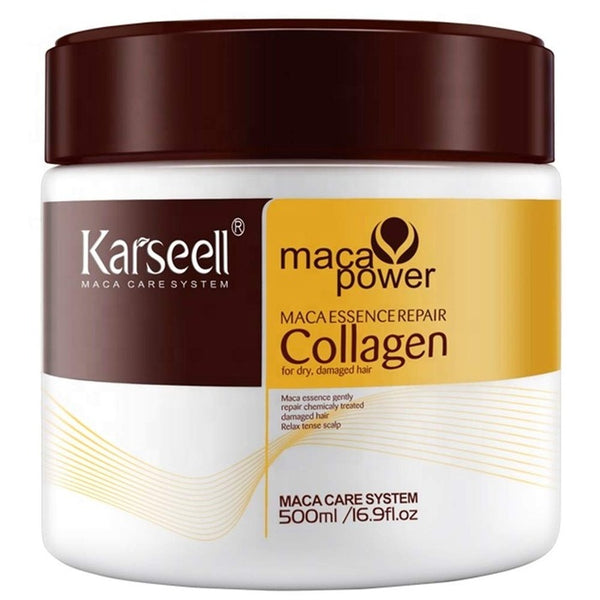 Karseell Collagen Hair Treatment Conditioning & Hair Mask for Dry Damaged Hair 16.90 oz 500ml